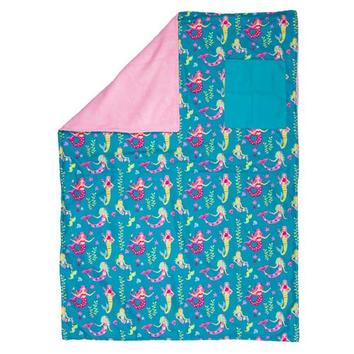 Stephen Joseph All Over Print Blanket Mermaid