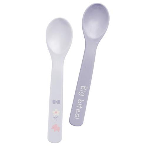 Stephen Joseph Silicone Baby Spoons - Elephant (1199-14)