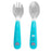 Stephen Joseph Spoon and Fork Set - Rainbow (1211-18)