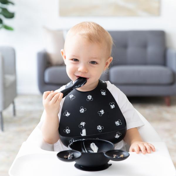 Bumkins Silicone Bib - Disney Mickey Mouse Faces