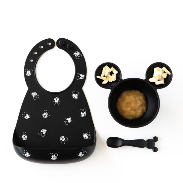 Bumkins Silicone Bib - Disney Mickey Mouse Faces