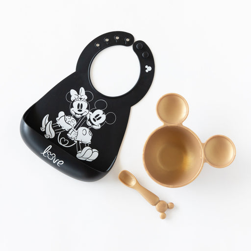 Bumkins Silicone Bib - Disney Mickey + Minnie Love