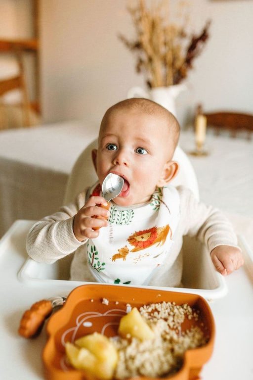 Loulou Lollipop Big Kid's Spoon/Fork Set - Lion