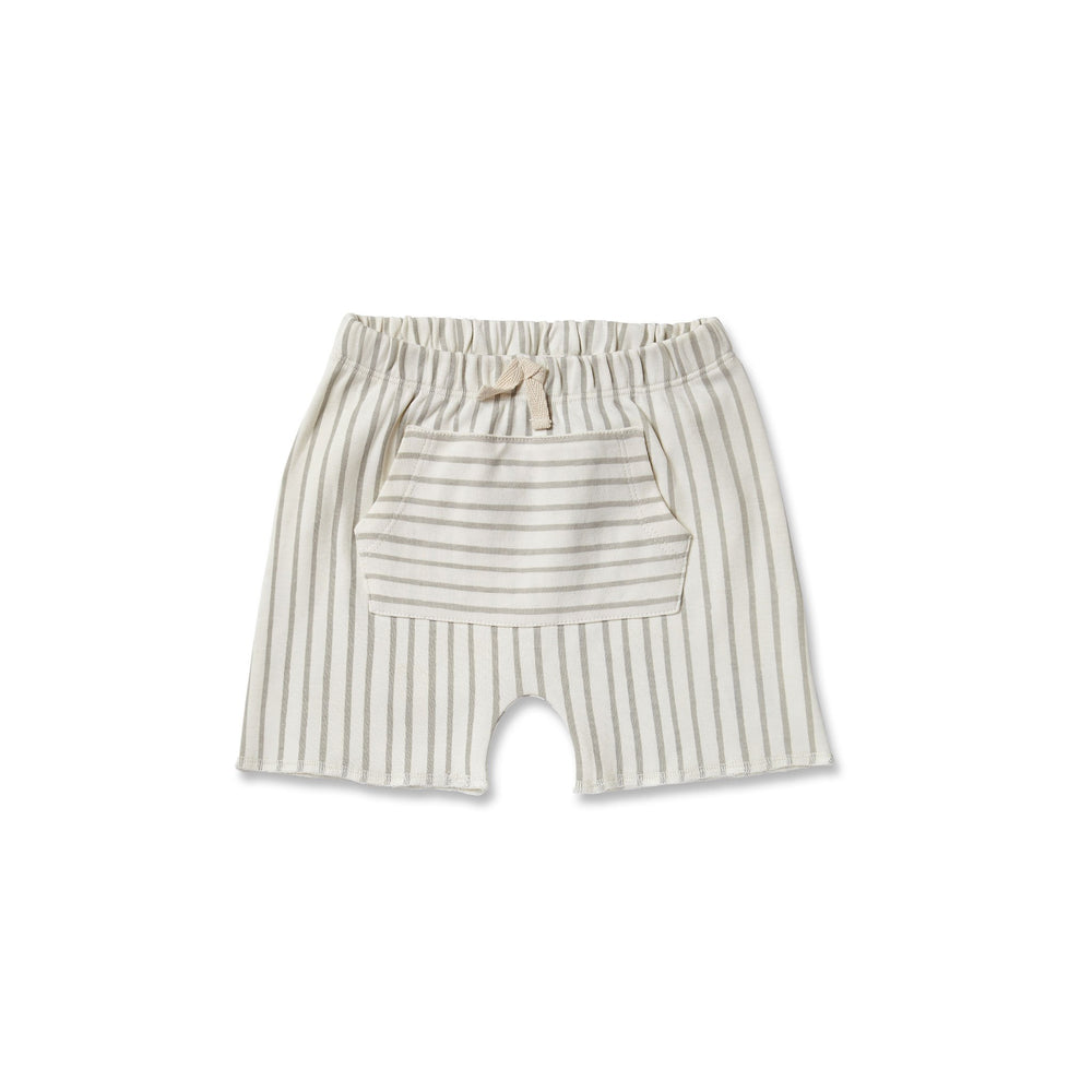 Pehr Stripes Away Pocket Shorts Pebble