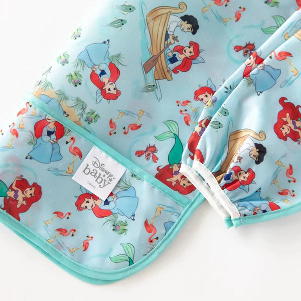 Bumkins Sleeved Bib Disney Ariel