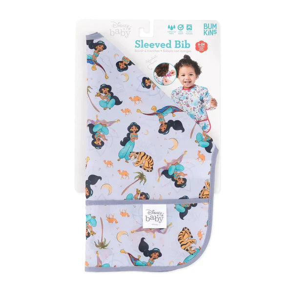 Bumkins Sleeved Bib Disney Jasmine