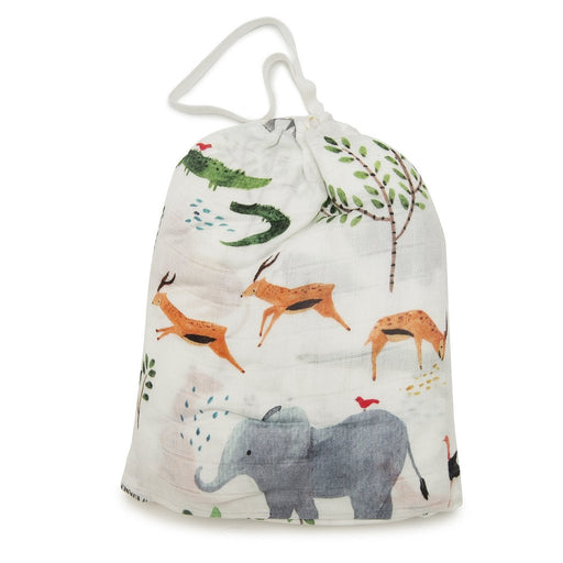 Loulou Lollipop Fitted Crib - Safari Jungle