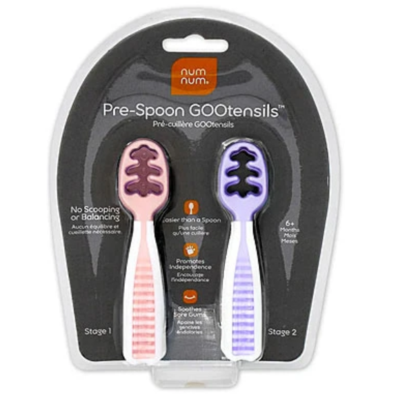 Num Num Pre Spoon Gootensil Pink Lavender
