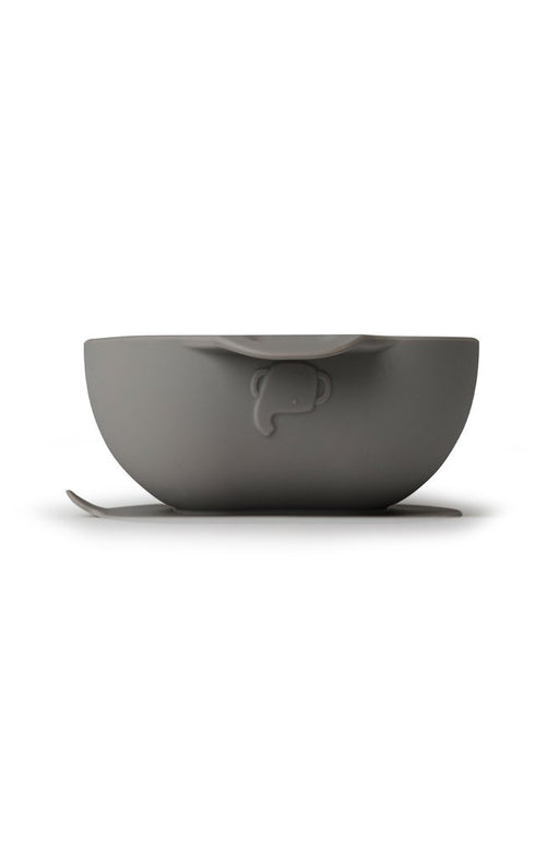 Loulou Lollipop Silicone Snack Bowl - Silver Grey