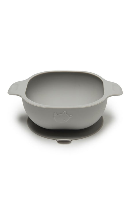 Loulou Lollipop Silicone Snack Bowl - Silver Grey