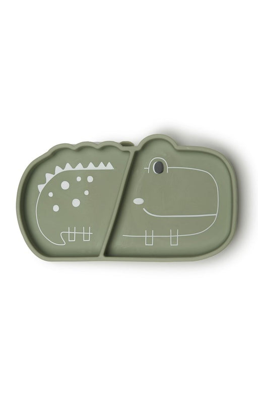 Loulou Lollipop Silicone Snack Plate - Alligator