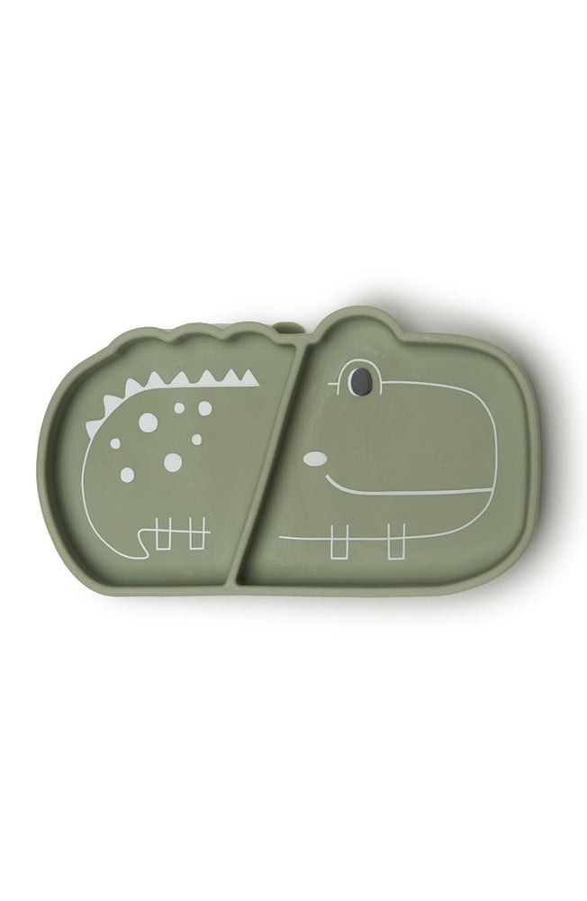 Loulou Lollipop Silicone Snack Plate - Alligator