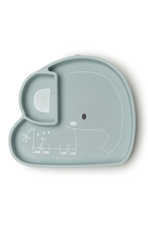 Loulou Lollipop Silicone Snack Plate - Elephant