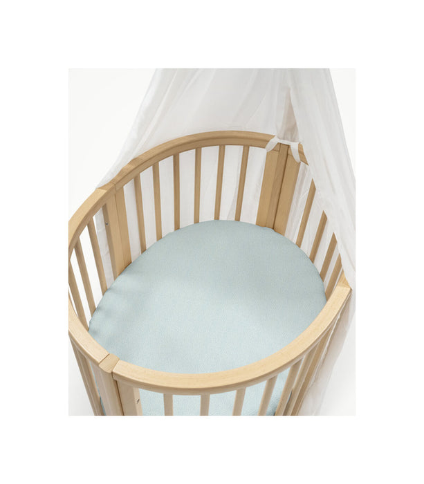 Stokke Mini V3 Fitted Sheet - Dots Sage