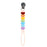 Loulou Silicone Pacifier Clip Sweetheart Rainbow