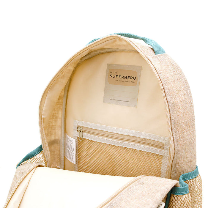 So Young Toddler Backpack - Green Stegosaurus