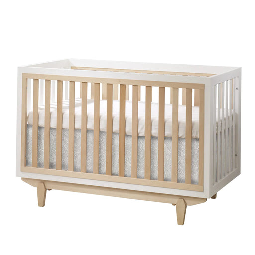 Natart Tulip Tate Classic Crib - White/Natural - MARKHAM IN STORE PICKUP ONLY