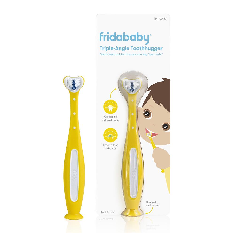 Fridababy SmileFrida Triple-Angle Toothhugger - Yellow (NF064)