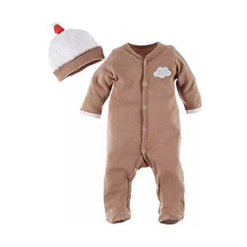 Baby Aspen Pint Of Pj's Chocol 0-6m