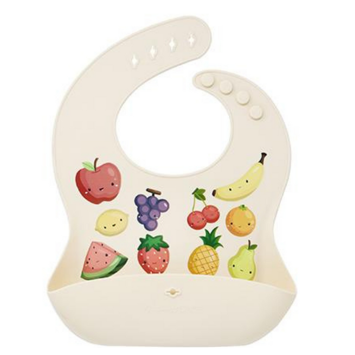Glitter&Spice Food Bib - Kawaii Fruits