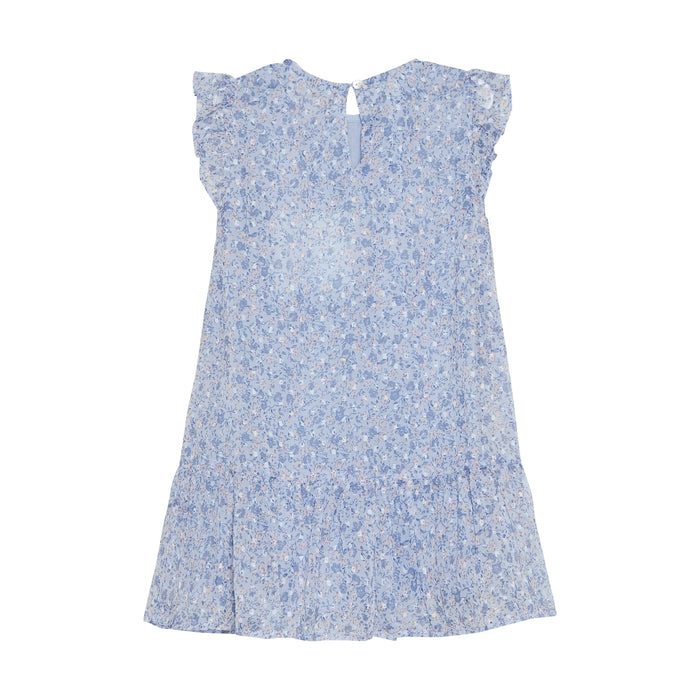 Creamie Dress Flower Dobby - Xenon Blue