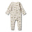 Wilson & Frenchy Organic Rib Zipsuit with feet - Bonjour
