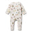 Wilson & Frenchy Organic Zipsuit with feet - Fruity