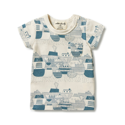 Wilson&Frenchy Organic Pocket Tee -  The Wave
