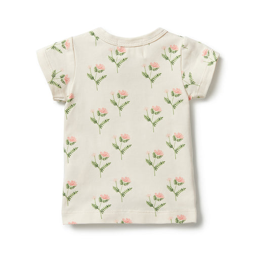 Wilson&Frenchy Organic Pocket Tee - Pretty Flower
