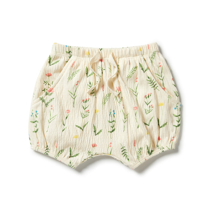 Wilson&Frenchy Crinkle Slouch Shorts - Wild Flower