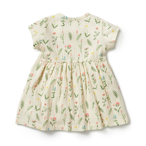 Wilson&Frenchy Crinkle Button Dress -Wild Flower