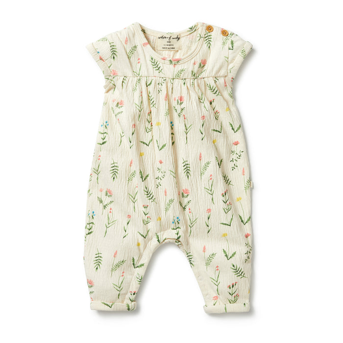 Wilson & Frenchy Crinkle Jumpsuit - Wild Flower