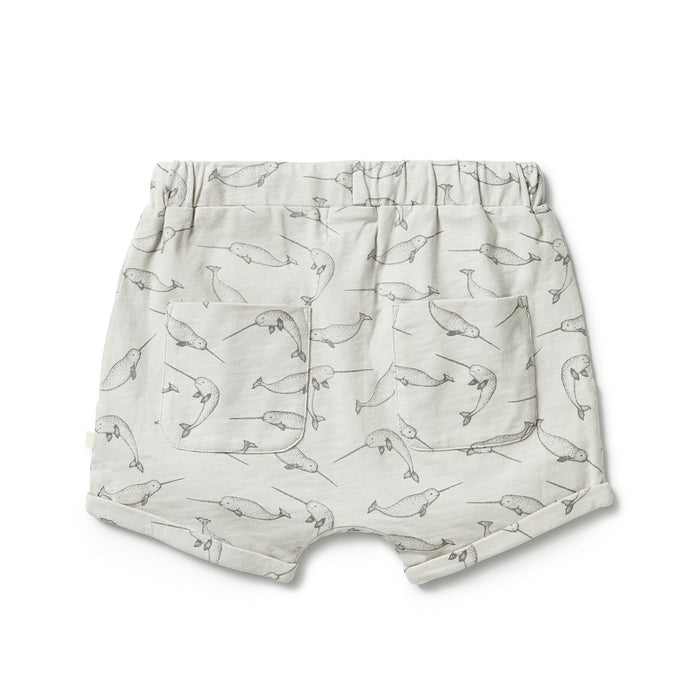 Wilson&Frenchy Organic Slouch Shorts - Narwals