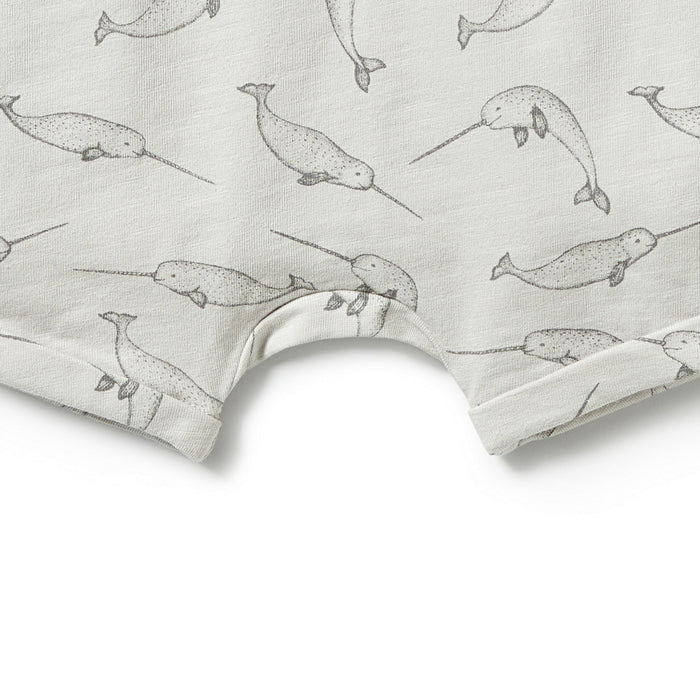 Wilson&Frenchy Organic Slouch Shorts - Narwals