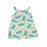 Silkberry Bamboo Ruffle Romper - Tropical Palm Print (WF4234)