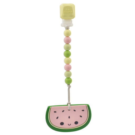 Loulou Lollipop Silicone Teether Set - Watermelon