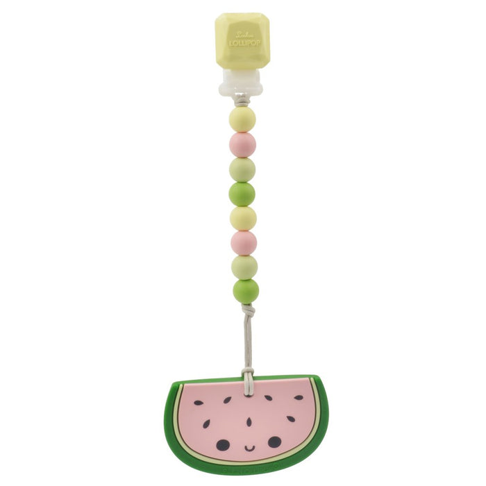 Loulou Lollipop Silicone Teether Set - Watermelon