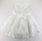 Doe A Dear Floral Embroidery Organza Tulle Dress - White