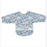 Kushies Clean Bib W/Sleeves Blue Rock Graffiti 6-12m