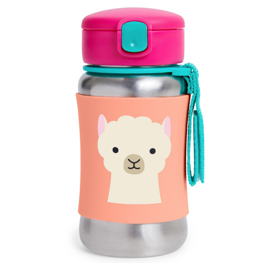 Skip Hop Zoo Stainless Straw Bottle Llama