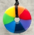 Teething Bling Pendant -Rainbow