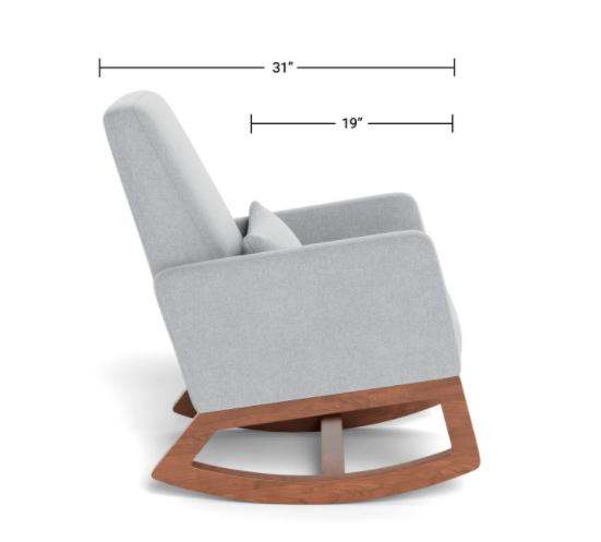 Monte Rocking Chairs Joya Rocker / Walnut Base (Markham Location pick up Only)