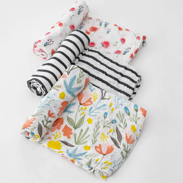 Little Unicorn Cotton Muslin Swaddle Set 3pk Wild Mums UB0034