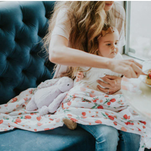 Little Unicorn Cotton Muslin Swaddle Set 3pk Berry Lemonade UB0007