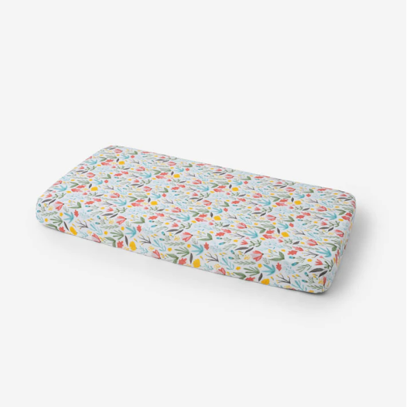 Little Unicorn Cotton Muslin Crib Sheet Meadow