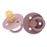 Itzy Ritzy Soother Natural Rubber Pacifier 2pk - Lilac & Orchid