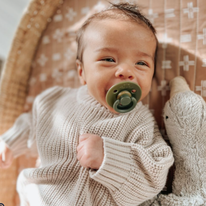 Itzy Ritzy Soother Natural Rubber Pacifier 2pk - Camo & Midnight