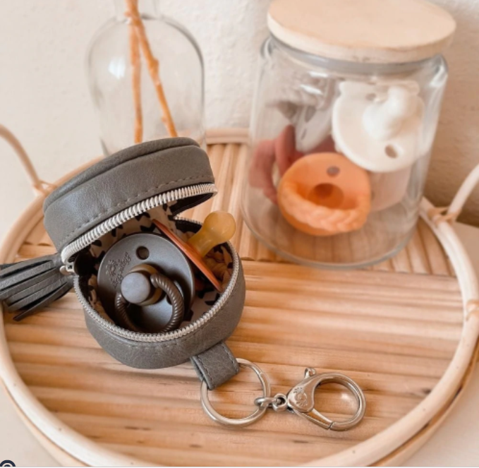 Itzy Ritzy Soother Natural Rubber Pacifier 2pk - Apricot & Terracotta