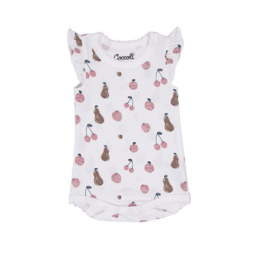 Coccoli Romper Ruffle Sleeve - Farm