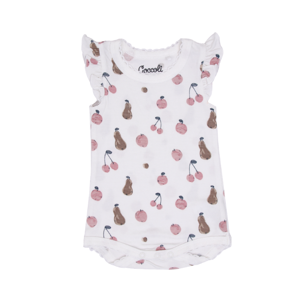 Coccoli Romper Ruffle Sleeve - Farm